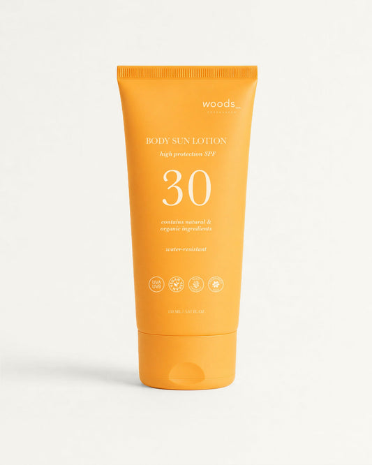 Woods Copenhagen Body Sun Lotion SPF30 – ikke-fedtende sollotion til kroppen