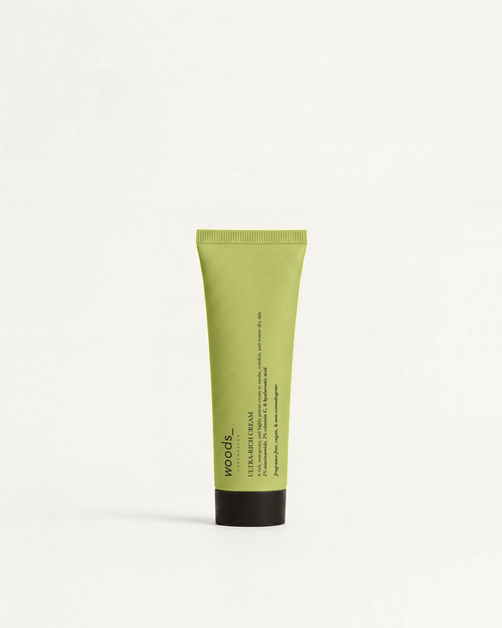 Woods Copenhagen Ultra-Rich Cream – 30 ml rejsestørrelse til tør hud