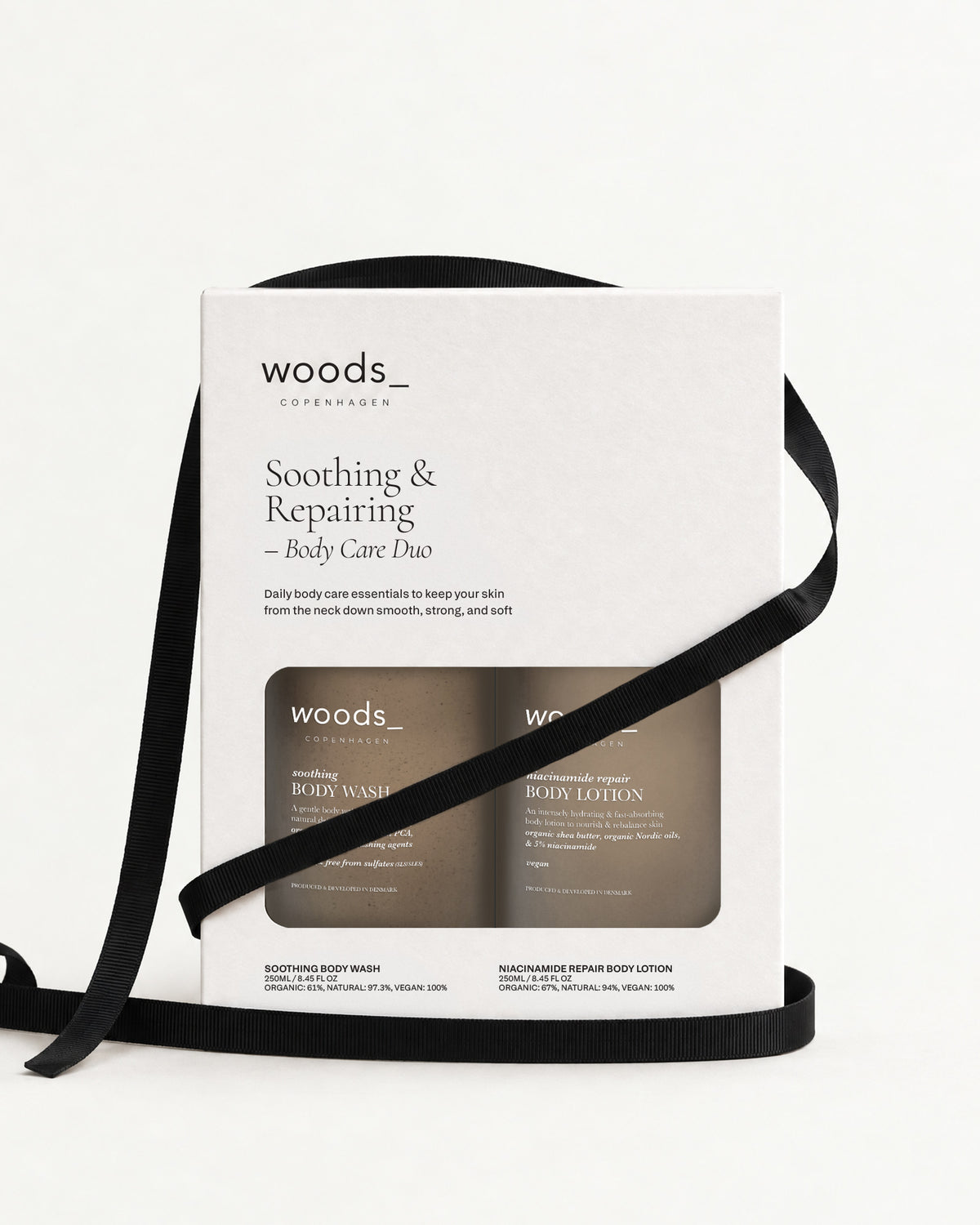 Woods Copenhagen Soothing & Repairing Body Care Duo – body care duo set