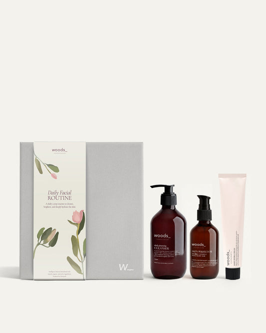 Woods Copenhagen Daily Facial Routine – 3-trins hudplejesortiment