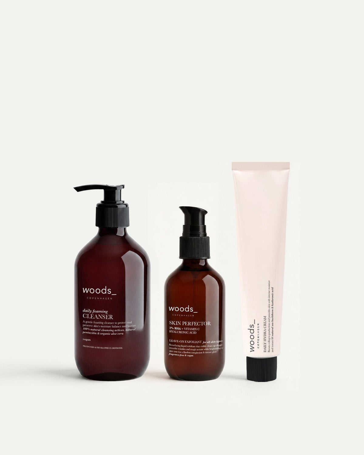 Woods Copenhagen Daily Facial Routine – vegan and organic gift idea